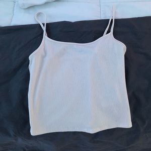 american eagle cream tank top